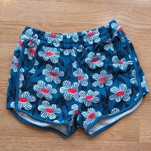 Hanna Andersson Blue and White Floral Shorts